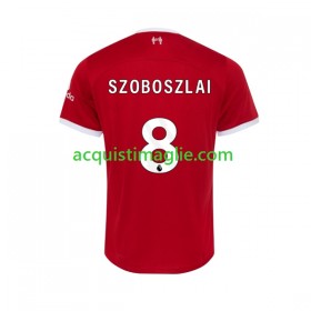 Divisa di Calcio Liverpool Dominik Szoboszlai 8 Prima 2023/2024